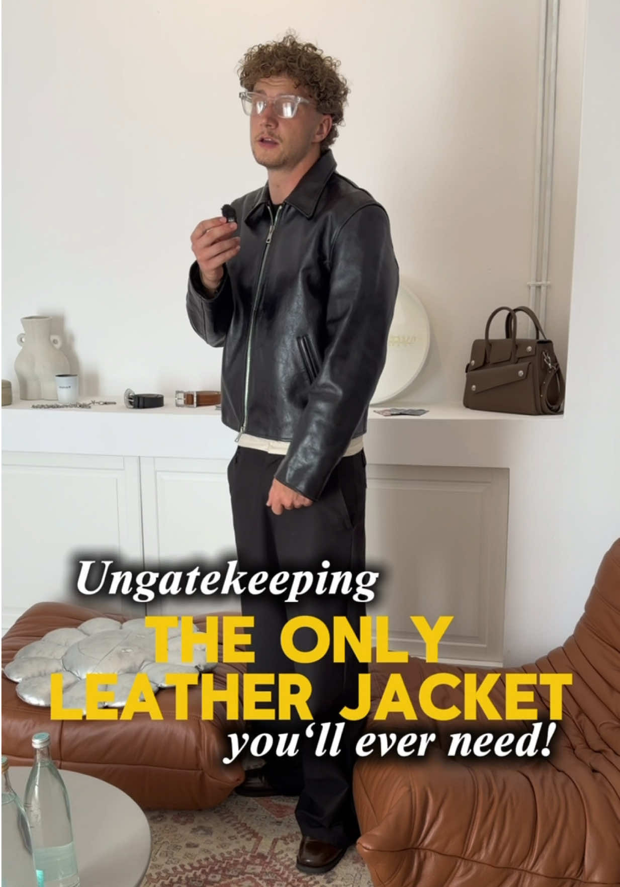 Ungatekeeping the only leather jacket you'll ever need, TikTok cover