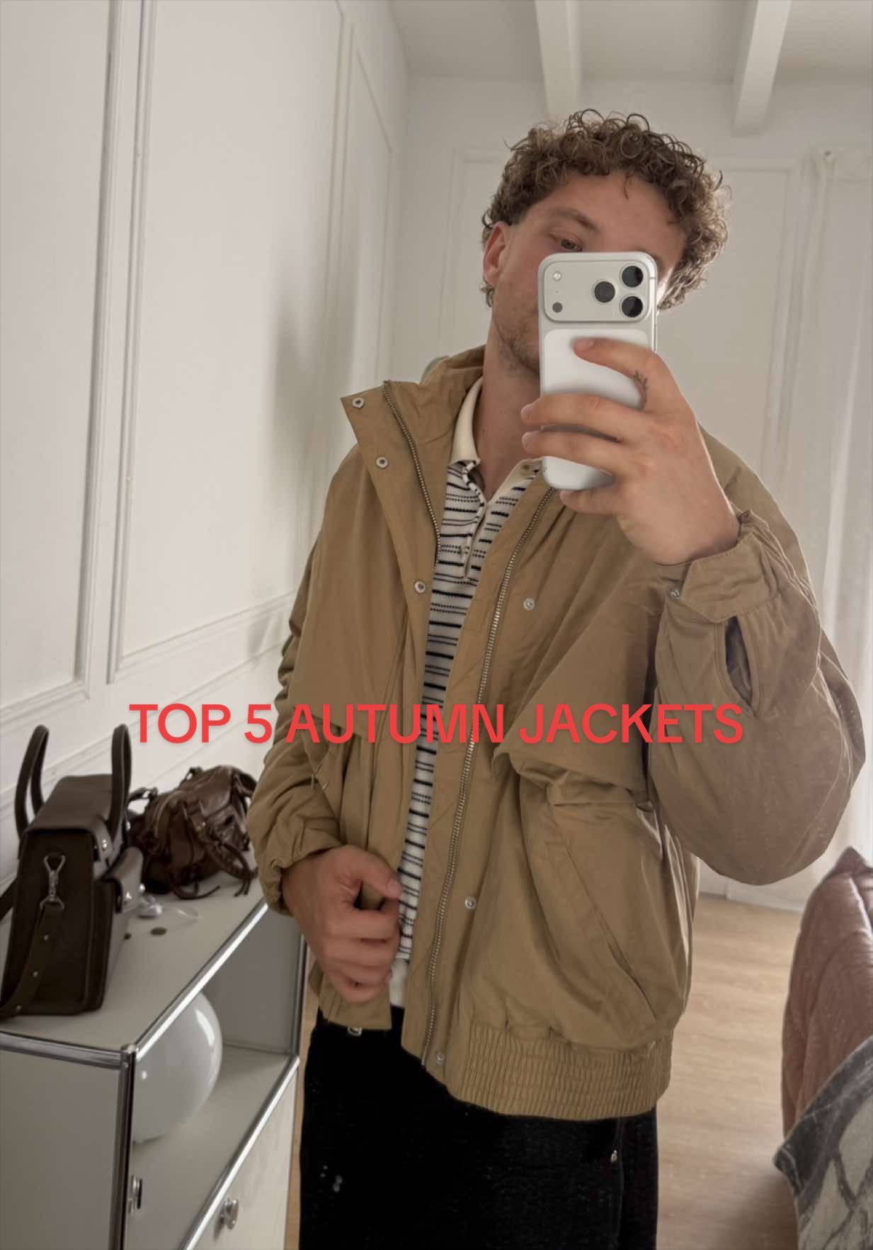 Top 5 autumn jackets, TikTok cover